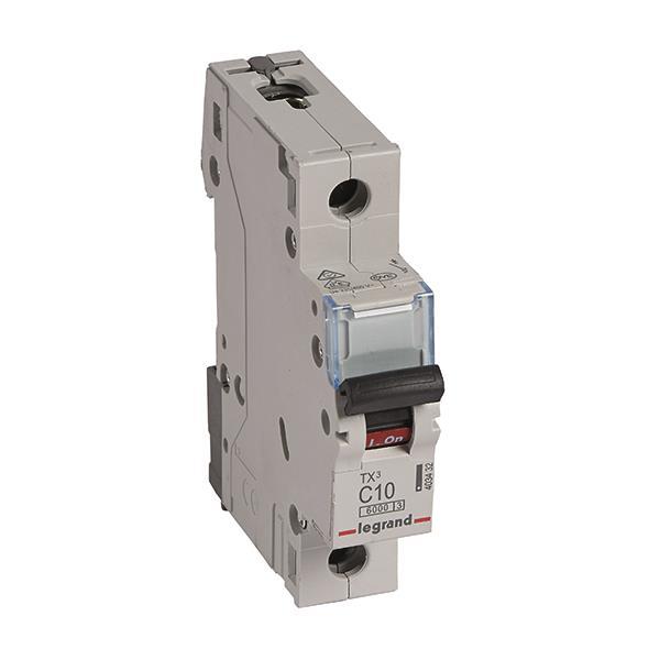 Legrand 403432 TX3 LS-Schalter C 10A     1-polig 6kA 230/400VAC 1TE