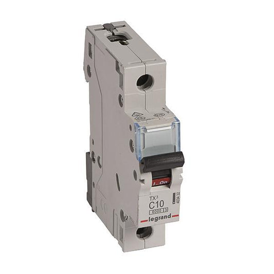 Legrand 403432 TX3 LS-Schalter C 10A     1-polig 6kA 230/400VAC 1TE