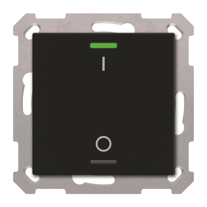 MDT BE-TAL55T106.B1 KNX Taster Light 55  1f RGBW Temperatursensor sw matt Schalt.