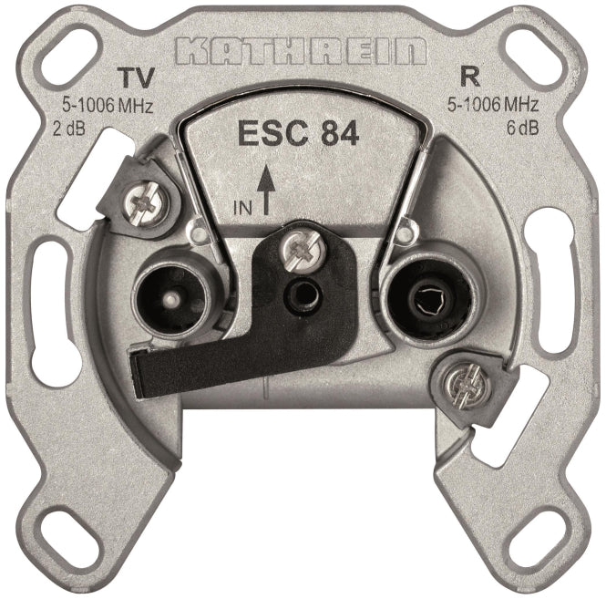 KATH Antennendose Stich 2fach     ESC 84     5-108/5-862MHz AD:1,8dB