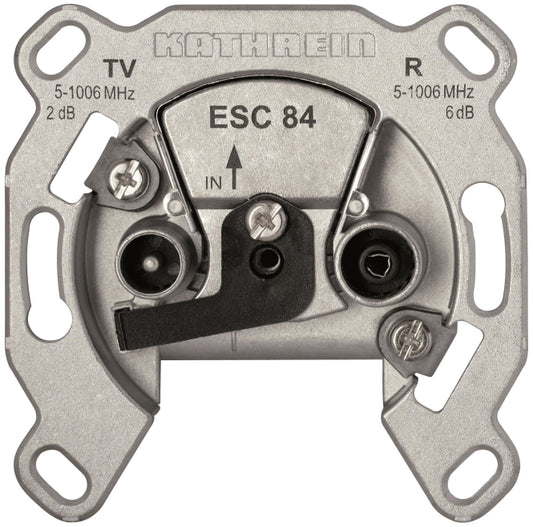 KATH Antennendose Stich 2fach     ESC 84     5-108/5-862MHz AD:1,8dB