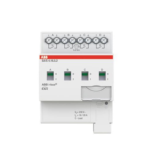 ABB Schaltaktor 4fach 16 A  SA/S4.16.5.2 C-Last REG 2CDG110266R0011