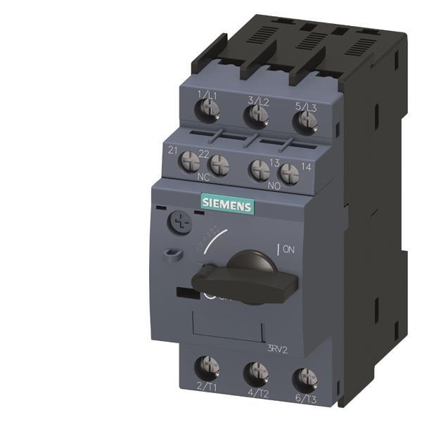 Siemens 3RV20111CA15 Motorschutzschalter S00 1,8-2,5A Class10 Schraub. 1S+1