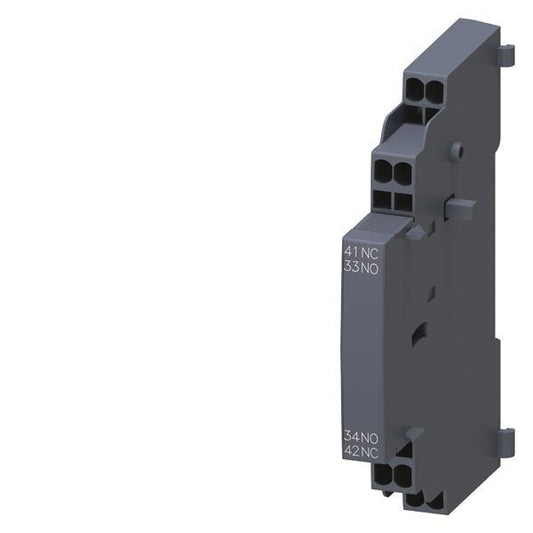Siemens 3RV29012A Hilfsschalter seitlich anbaubar 1S+1Ö Federkl. S00/S0