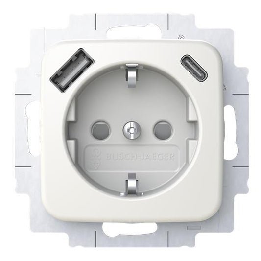 BJ SCHUKO -/USB-A+C    20 EUCB2USBAC-214 Steckdose