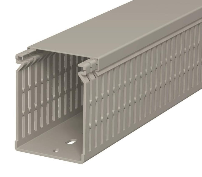 OBO LK4 N 80060 Verdrahtungskanal        80x60x2000 PVC steingrau RAL7030 6178229