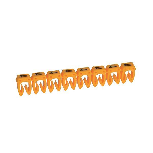 Legrand 038214 Kennzeichnungssystem CAB3 0,5-1,5qmm Ziffer:4 gelb