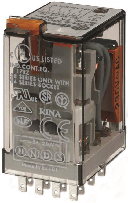 Finder Miniatur-Industrie-Printrelais    55.34.8.024.0040 4W 7A 24VAC