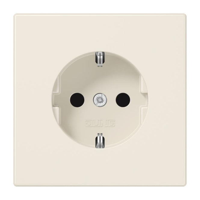 JG SCHUKO Steckdose weiß      LS1520KI   mit erh. Ber.-sch.