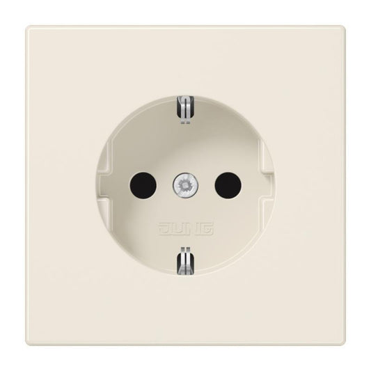 JG SCHUKO Steckdose weiß      LS1520KI   mit erh. Ber.-sch.