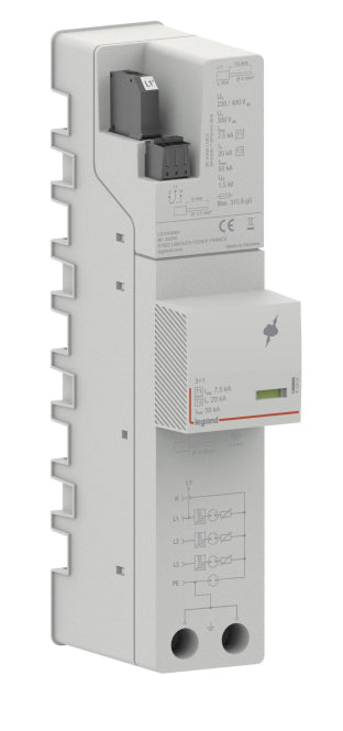 Legrand 412457 Kombiableiter SaS T1+T2   IIMP 7,5kA TT/TNS Fernmeldek.+Spannung.