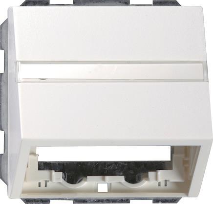 GIRA 087003 Datenhaube Tragring+BSF      System 55 Reinweiß glänzend