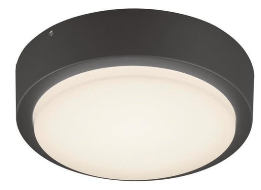 TRIO Wandleuchte IP54 BREG     227260142 LED 8,5W 850lm 3000K D200mm anthrazit