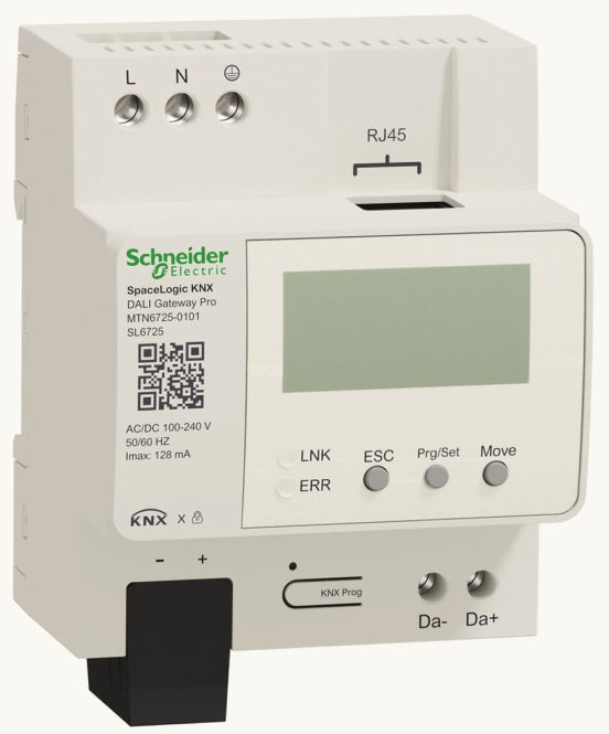 Schneider SpaceLogic KNX    MTN6725-0101 DALI Gateway Pro 1ch DALI 2.0