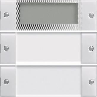 GIRA 214203 Wippenset 2fach Plus BSF     System 55 Klar/Reinweiß glänzend