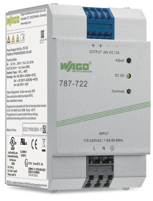 WAGO 787-722                             Stromversorgung,Eco,1-phasig