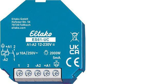 Eltako ES61-UC Stromstoßschalter 1S      (V) potenzialfrei 10A           61100501