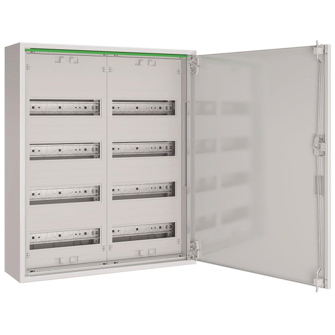 ABN Feldverteiler AP T:160mm ABNRM204R01 m.Volltür 2x4-reihig Komplettschrank