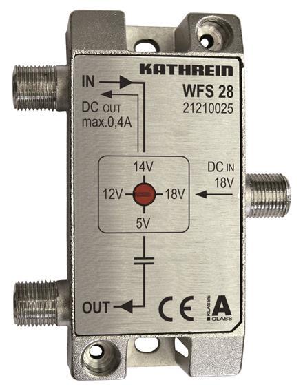 KATH Fernspeiseweiche             WFS 28     5-2150 MHz, F-Connectoren