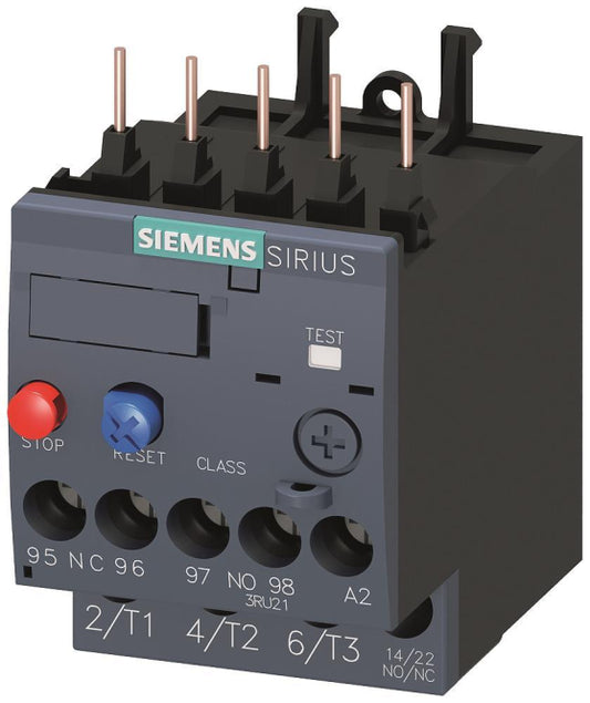 Siemens 3RU21164AB0 Überlastrelais S00   11-16A Class10 Anbau Schraub.