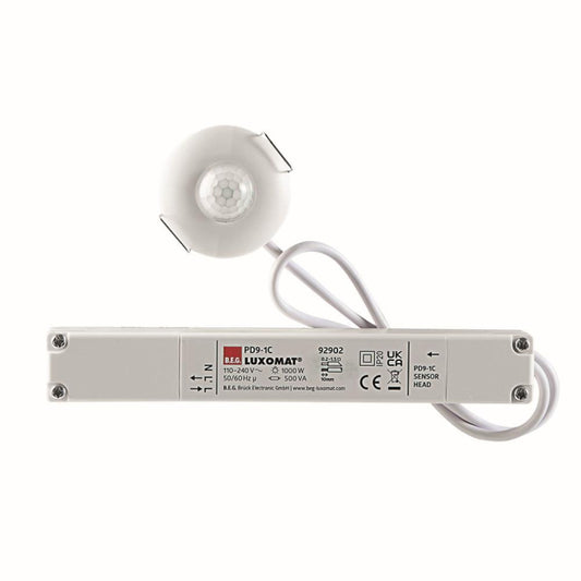 BEG Luxomat Einbau Bewegungsmelder 92902    PD9-1C-DE 360' weiss