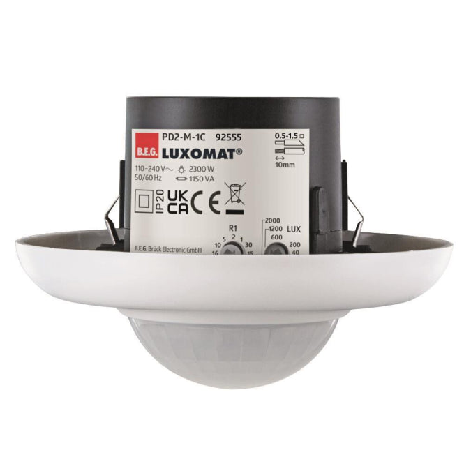 BEG Präsenzmelder PD2-M-1C-UP      92555 Unterputz, weiß
