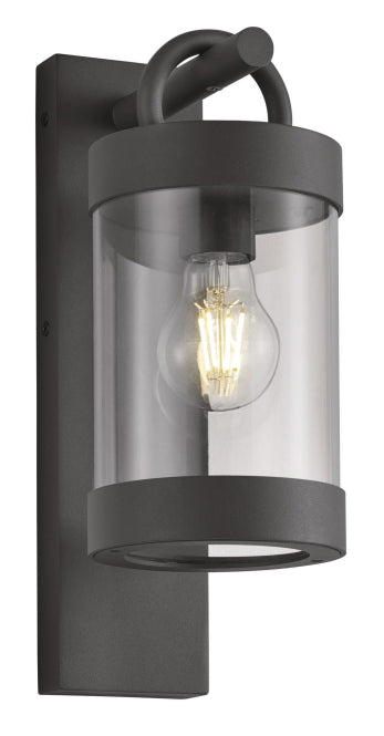 TRIO Wandleuchte Sambesi IP44  204160142  E27 max 28W mit DAE-Sensor anthrazit