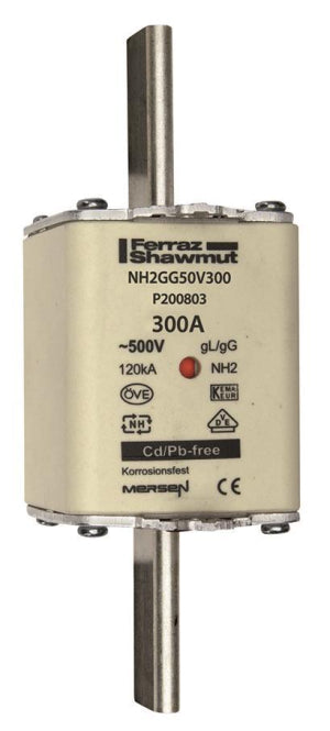 Mersen 1B277.000000 NH2 300A gG 500V     NH-Sicherung sfü spannungsführend