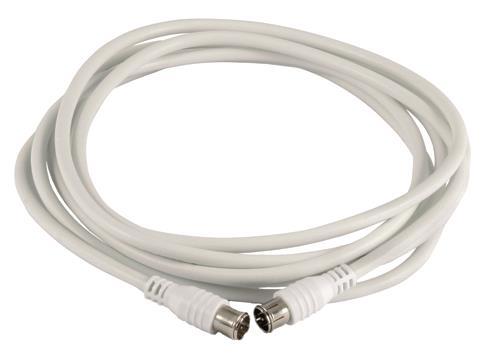 KATH Anschlusskabel 1,5m weiß     ETG 15     0-2400MHz F-Quickstecker gerade
