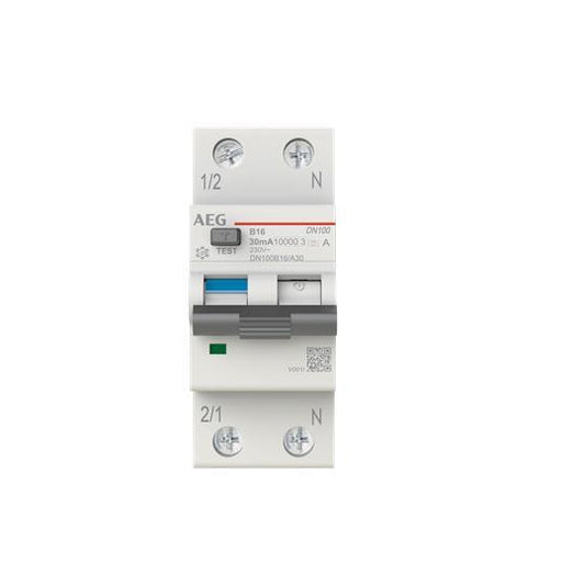 AEG Fi-Ls Schalter          DN100B16/A30 B16A/0,03A 2-polig 10kA 2CSR975131R1165