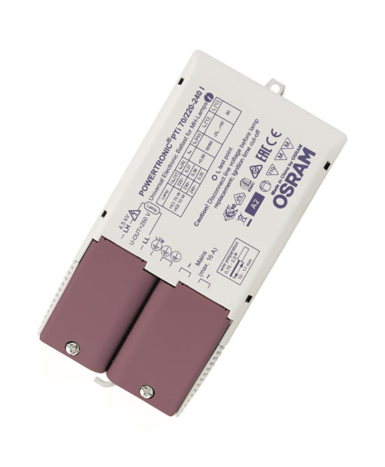 OSR Powertronic EVG 70W   PTI70/220-240I    für HCI/HIT-CRI - Zugentlastung