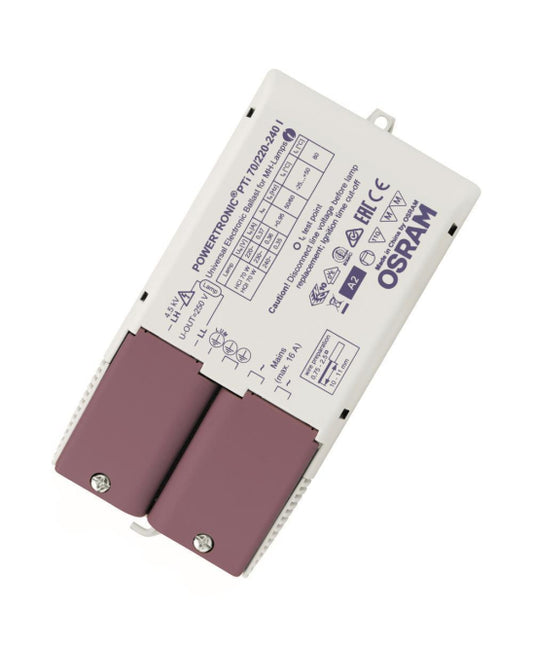 OSR Powertronic EVG 70W   PTI70/220-240I    für HCI/HIT-CRI - Zugentlastung