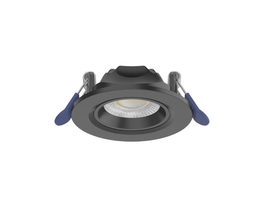 OPPLE Einbaustr EcoMax Slim DA68 schwenk 7W 735lm dimmbar 2700/3000/4000K schwarz