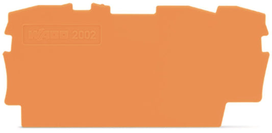 WAGO 2002-1392 Abschluss-und             Zwischenplatte,0,8 mm dick,orange