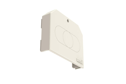 RIDI Schienenendkappe VL2TE ws   2200011 für Tragschiene IP20/IP54, 1 Stück