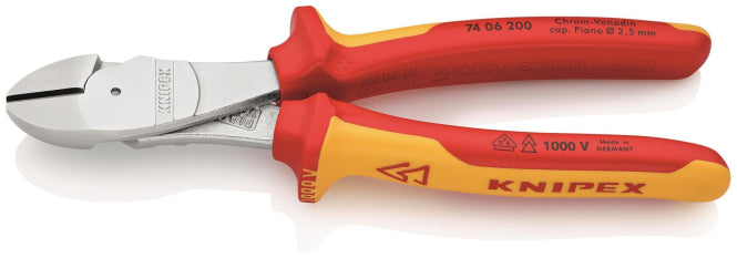 Knipex VDE-Kraftseitenschneider  7406200 200mm