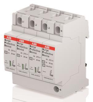 ABB Überspann.ableiter  OVRT23N40-275PQS Typ 2 für 230/400V TT-3Ph. + TN-S