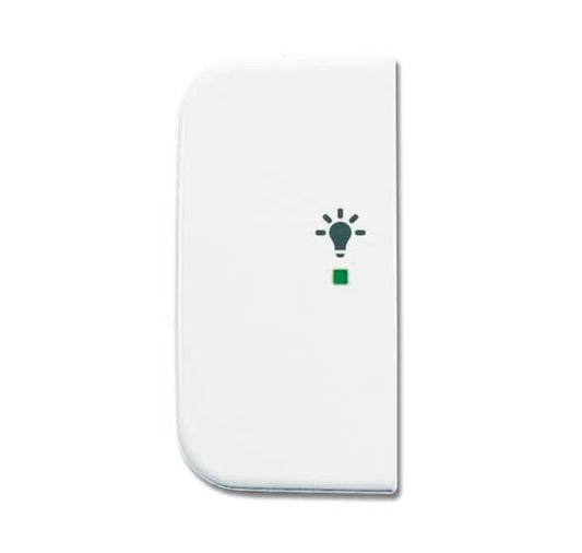 BJ Wippe 2-fach Symbol Licht 6231-21-214   Busch-free@home alpinweiß