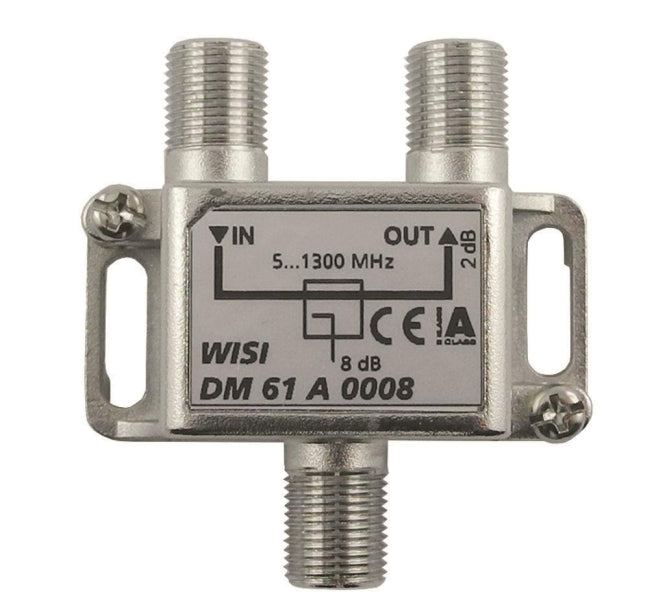 WISI 1-fach Abzweiger          DM61A0008     5-1300MHz 8dB Klasse A (+10dB)