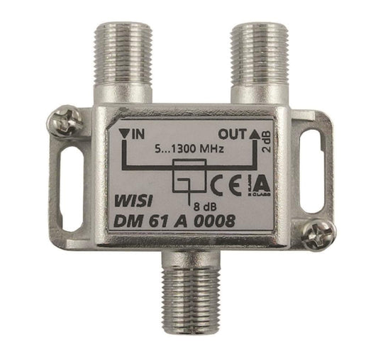 WISI 1-fach Abzweiger          DM61A0008     5-1300MHz 8dB Klasse A (+10dB)