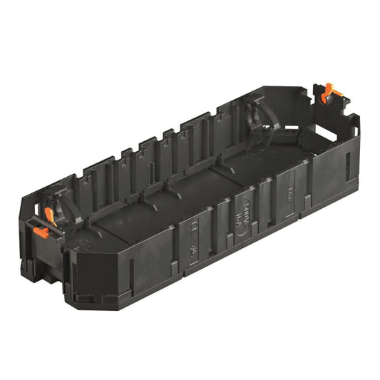 OBO UT4 Universalträger f.Instsgeräte    208x76x36 PA gsw RAL9011 7408725