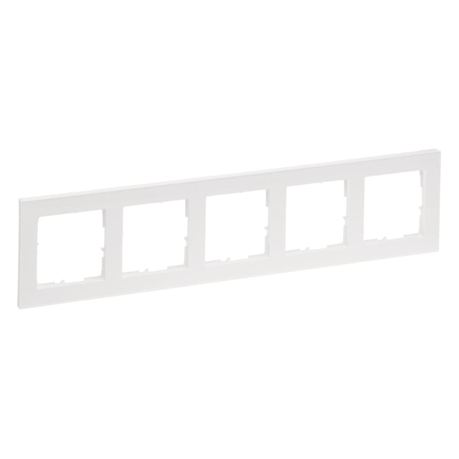 Legrand 765185 SEANO+5-fach Rahmen in    der Farbausführung Ultraweiß