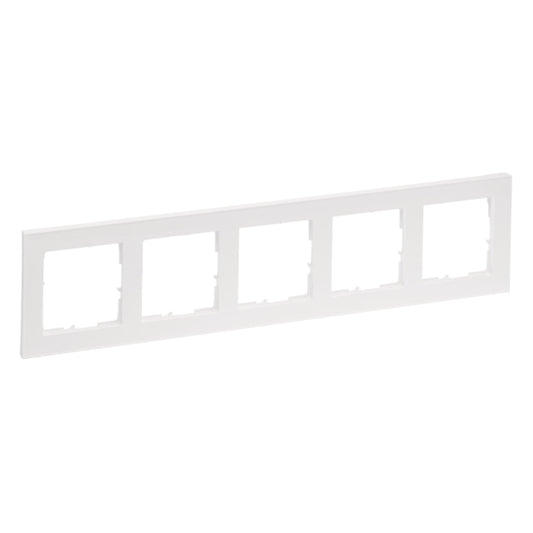 Legrand 765185 SEANO+5-fach Rahmen in    der Farbausführung Ultraweiß