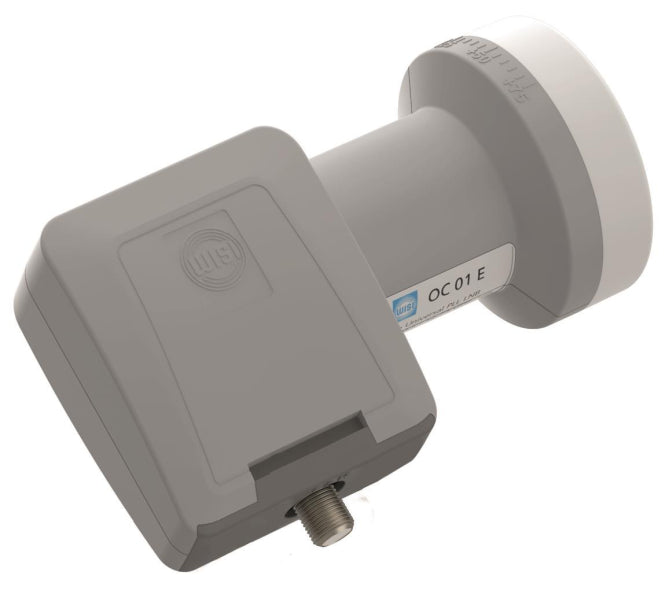 WISI Speisesystem Single           OC01E lichtgrau 40mm Feed universal LTE-safe