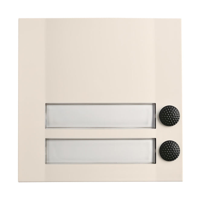 GRO AP Kontaktplatte               51203    Domolux Duo WS/SW 2fach weiss/ schwa