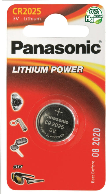 Panasonic Lithium Power      CR2025EL/1B Knopfzellen Lithium  *Blister a 1 Stück*