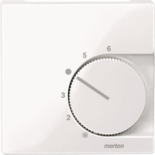 Merten Zentralplatte f.RTR        534725 m.Wechselk. aktivweiß glänzend System M