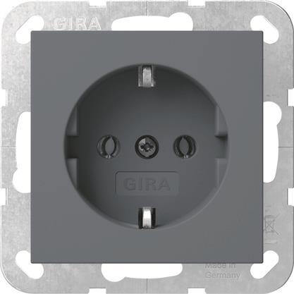 GIRA 418828 SCHUKO-Steckdose System 55   Anthrazit