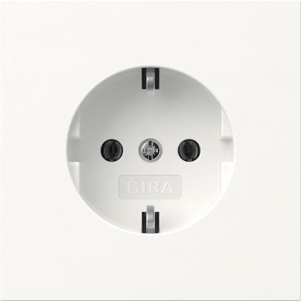 GIRA 418870 SCHUKO-Steckdose             Flächenschalter Reinweiß