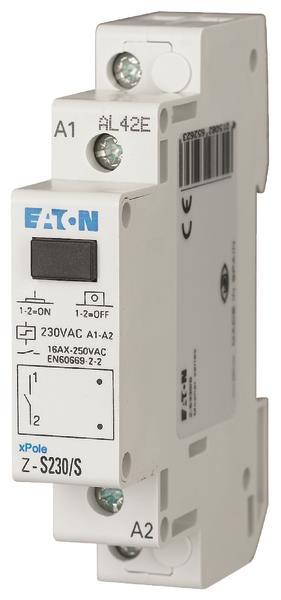 EATON Z-S230/S Stromstossschalter 265262 230VAC 1S 16A 50Hz 1TE 265262